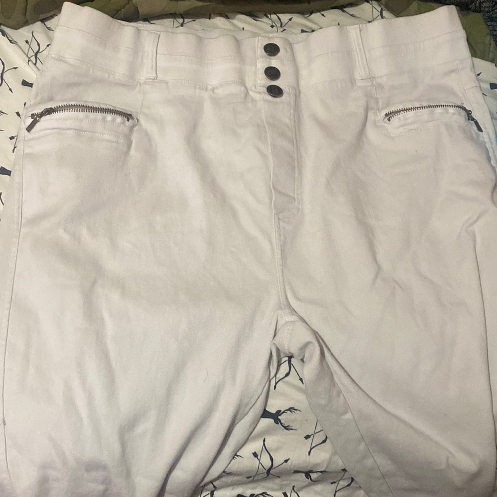 White jeans